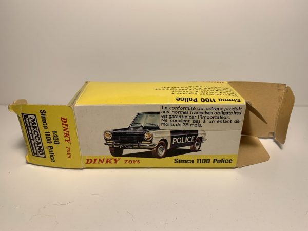 Dinky France 1450 Simca 1100 Police - Afbeelding 2