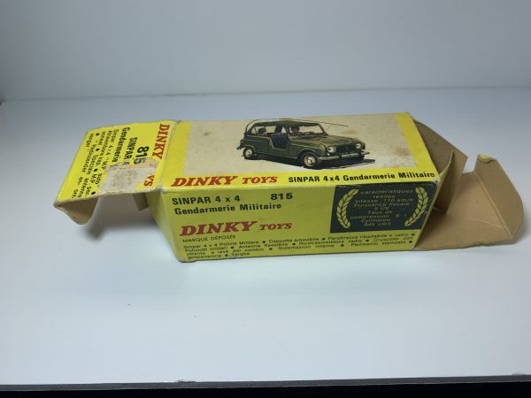 Dinky France 815 Sinpar 4x4 Gendarmerie Militaire - Afbeelding 5
