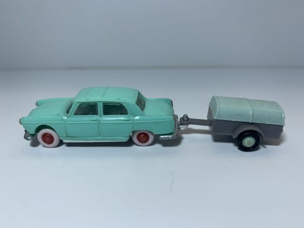 Norev Micro Miniatures Peugeot 404 avec remorque - Afbeelding 2