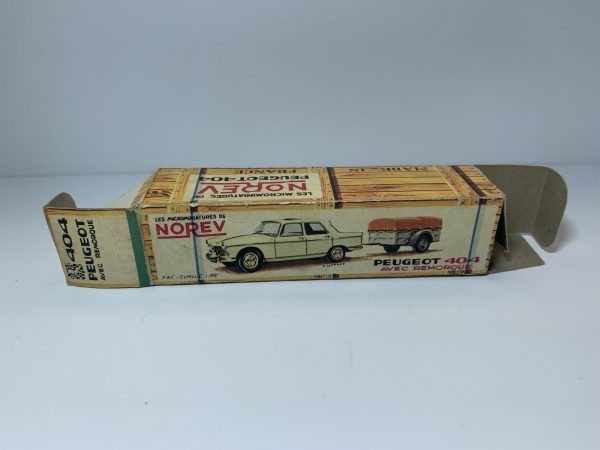Norev Micro Miniatures Peugeot 404 avec remorque - Afbeelding 8